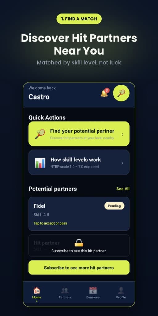 Égalité Tennis screenshot