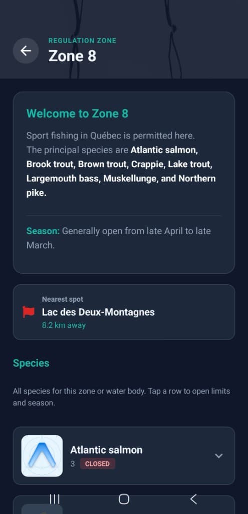 Spot-I-Pêche screenshot