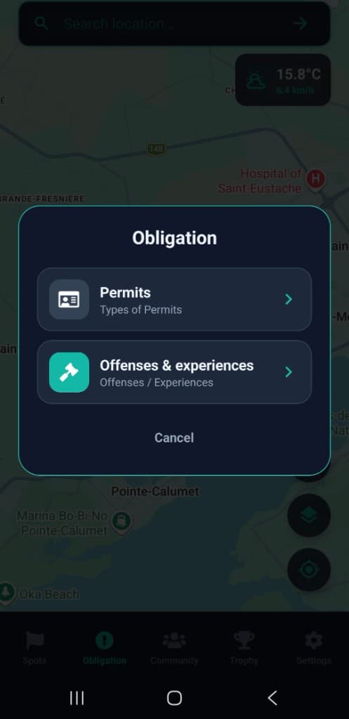 Spot-I-Pêche screenshot